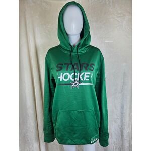 Dallas Stars Fanatics NHL Hockey Hoodie Mens Green Pullover Sweatshirt L